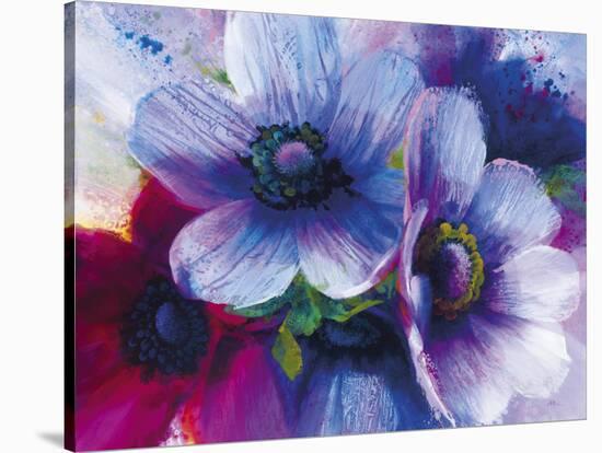 Floral Intensity III-Nick Vivian-Stretched Canvas