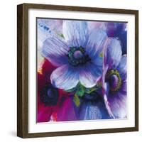 Floral Intensity IV-Nick Vivian-Framed Giclee Print