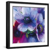 Floral Intensity IV-Nick Vivian-Framed Giclee Print