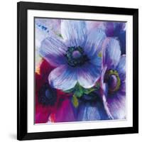 Floral Intensity IV-Nick Vivian-Framed Giclee Print