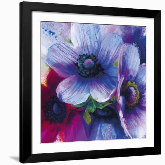 Floral Intensity IV-Nick Vivian-Framed Giclee Print