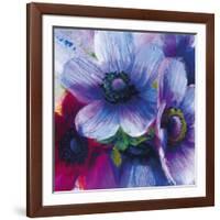 Floral Intensity IV-Nick Vivian-Framed Giclee Print