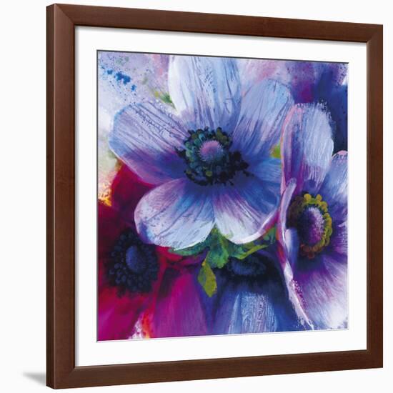 Floral Intensity IV-Nick Vivian-Framed Giclee Print