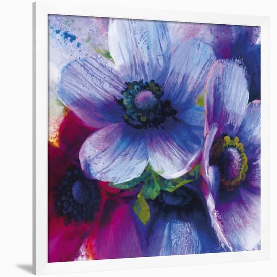 Floral Intensity IV-Nick Vivian-Framed Giclee Print