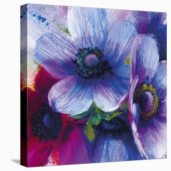 Floral Intensity IV-Nick Vivian-Stretched Canvas