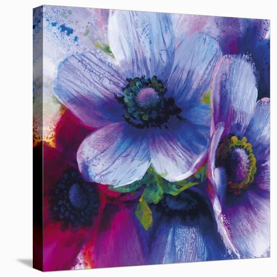 Floral Intensity IV-Nick Vivian-Stretched Canvas