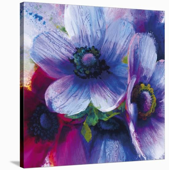 Floral Intensity IV-Nick Vivian-Stretched Canvas