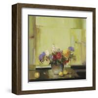 Floral Kaleidoscope I-Jennie Tomao-Framed Giclee Print