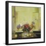 Floral Kaleidoscope I-Jennie Tomao-Framed Giclee Print