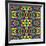 Floral Kaleidoscope Pattern-PandaWild-Framed Art Print