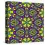 Floral Kaleidoscope Pattern-PandaWild-Stretched Canvas