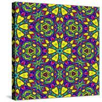 Floral Kaleidoscope Pattern-PandaWild-Stretched Canvas