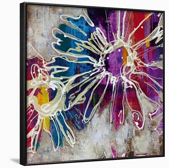 Floral Kick I-Bridges-Framed Art Print