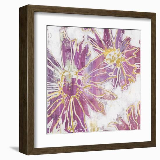 Floral Kick II - Blush-Bridges-Framed Giclee Print