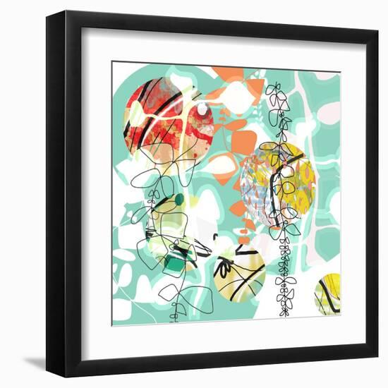 Floral Layers 3-Jan Weiss-Framed Art Print