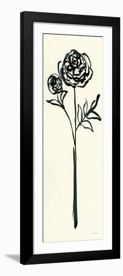 Floral Line I on Cream-Sue Schlabach-Framed Premium Giclee Print