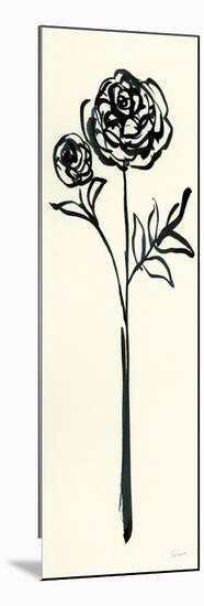 Floral Line I on Cream-Sue Schlabach-Mounted Premium Giclee Print