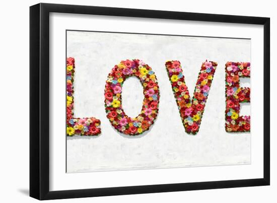 Floral Love-Jamie MacDowell-Framed Premium Giclee Print