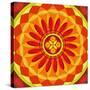 Floral Mandala Drawing Sacred Circle-AGCuesta-Stretched Canvas