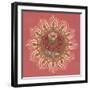 Floral Mandala I-Dina June-Framed Art Print