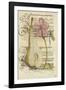 Floral Manuscript I-Stephanie Monahan-Framed Giclee Print