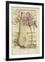 Floral Manuscript I-Stephanie Monahan-Framed Giclee Print