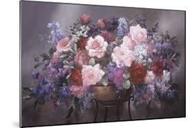 Floral Masterpiece-Victor Santos-Mounted Giclee Print