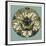 Floral Medallion V-Vision Studio-Framed Premium Giclee Print