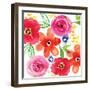 Floral Medley I-Sara Berrenson-Framed Art Print