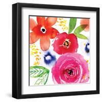 Floral Medley II-Sara Berrenson-Framed Art Print