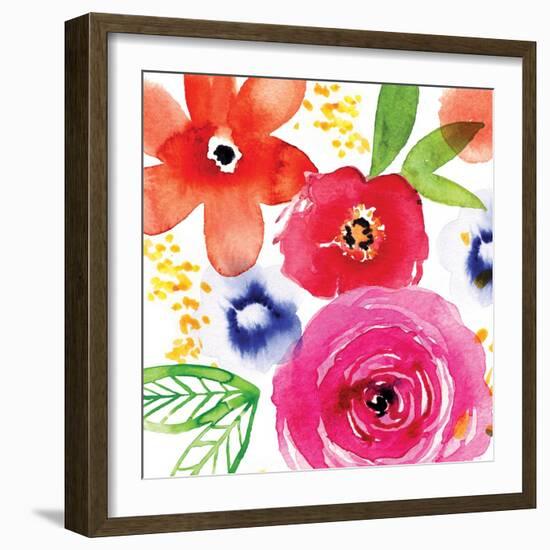 Floral Medley II-Sara Berrenson-Framed Art Print