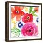 Floral Medley II-Sara Berrenson-Framed Art Print