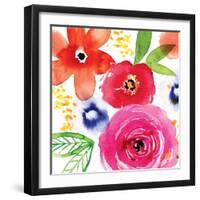 Floral Medley II-Sara Berrenson-Framed Art Print