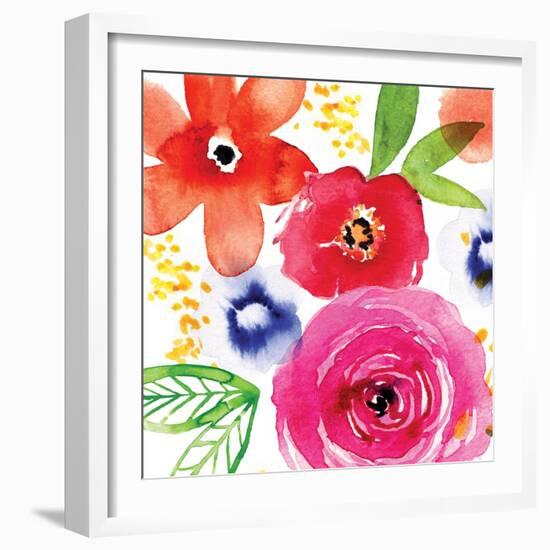Floral Medley II-Sara Berrenson-Framed Art Print