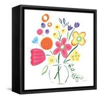 Floral Medley III-Farida Zaman-Framed Stretched Canvas