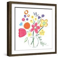 Floral Medley III-Farida Zaman-Framed Art Print