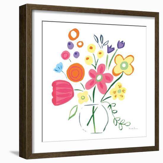 Floral Medley III-Farida Zaman-Framed Art Print