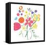 Floral Medley III-Farida Zaman-Framed Stretched Canvas