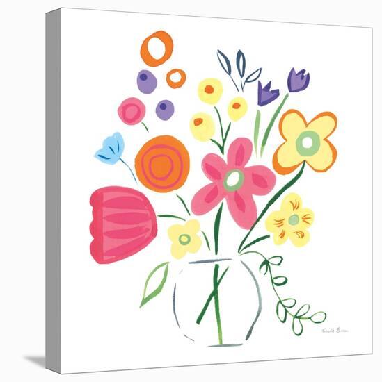 Floral Medley III-Farida Zaman-Stretched Canvas