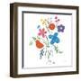 Floral Medley IV-Farida Zaman-Framed Art Print