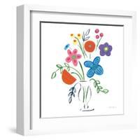 Floral Medley IV-Farida Zaman-Framed Art Print