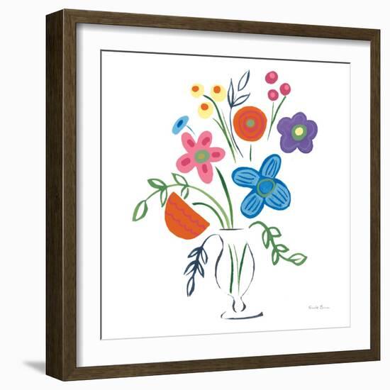 Floral Medley IV-Farida Zaman-Framed Art Print