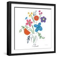 Floral Medley IV-Farida Zaman-Framed Art Print