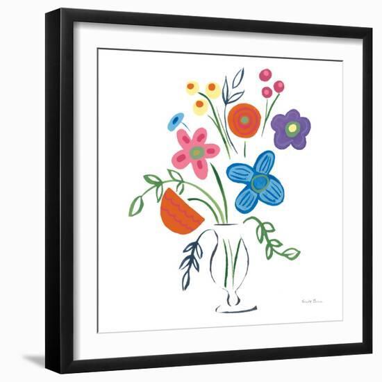 Floral Medley IV-Farida Zaman-Framed Art Print