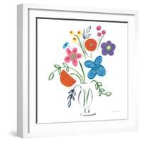 Floral Medley IV-Farida Zaman-Framed Art Print