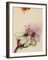 Floral Mist II-Leila-Framed Giclee Print