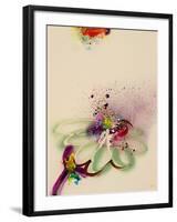 Floral Mist II-Leila-Framed Giclee Print