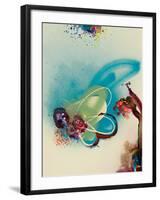 Floral Mist III-Leila-Framed Giclee Print