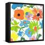 Floral Mix 1-Jan Weiss-Framed Stretched Canvas