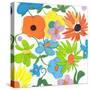 Floral Mix 1-Jan Weiss-Stretched Canvas